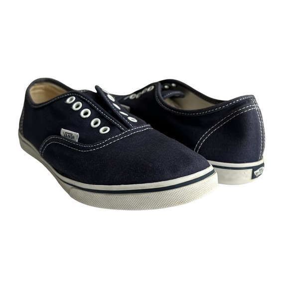 Vans Unisex Womens Shoes Size 8.5 Mens 7 Classic Low Top Lace Up Canvas Blue - Picture 12 of 12